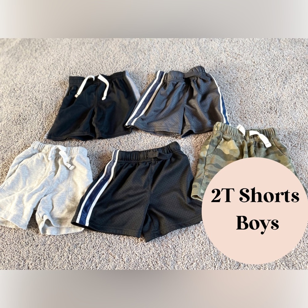Lot of 2T shorts for boys, toddler shorts, bundle of shorts, summer shorts, 24M